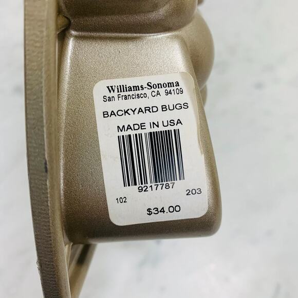 WILLIAMS-SONOMA Nordic Ware Backyard Cakelet Pan 5 Cups Gold Baking Mold USA NWT - Picture 10 of 10